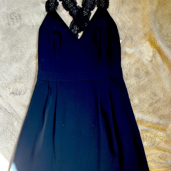NWT SEZANE Ombeline dress, sz 38, french navy. Very elegant, very french! - Picture 3 of 8